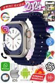 General Mobile GM 22 Uyumlu Akıllı Saat ULTRA MAX 2024 Kordon Hediyeli Amoled Ekran