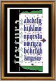 Yazı Yolcusu Textura Alfabe Tablosu