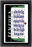 Yazı Yolcusu Textura Alfabe Tablosu