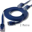 IRENIS 2 Metre CAT6 Kablo Yassı Ethernet Network Lan Ağ İnternet Kablosu