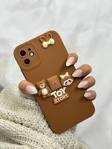 İphone 11 Ayıcık Desenli Sevimli Silikon Lansman TOY BEAR Kılıf