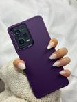 Redmi Note 12 Pro |5g| Parlak Metal Detaylı Pastel Silikon Lansman Ruby Kılıf