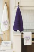 3 lü Lavanta Baskılı %100 Pamuklu Mutfak Havlusu 30 x 50 Cm