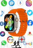 Huawei P50 Pocket Uyumlu Akıllı Saat HK8 PRO MAX AMOLED EKRAN Watch 8 Ultra 49MM