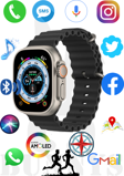 Omix X600 NFC Uyumlu Akıllı Saat Watch 8 Ultra 49MM Konuşma Özellikli AMOLED EKRAN
