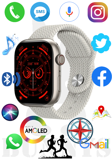 Oppo F15 Uyumlu Akıllı Saat Konuşma Özellikli Watch 9 45MM AMOLED EKRAN