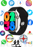 Poco X4 GT Uyumlu Akıllı Saat Konuşma Özellikli Watch 9PRO 45MM AMOLED EKRAN