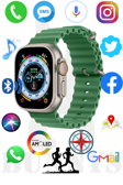 Poco X3 Uyumlu Akıllı Saat Watch 8 Ultra 49MM AMOLED EKRAN Konuşma Özellikli