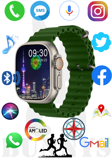 Redmi 10 Uyumlu Akıllı Saat HK8 PRO MAX AMOLED EKRAN Watch 8 Ultra 49MM