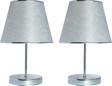 Eslight Mira 2 Li Masa Lambası Abajur Gri Ea47