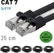 5 adet 25 cm IRENIS CAT7 Kablo S/FTP Ethernet Network LAN Ağ Kablosu
