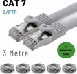 5 adet 3 Metre IRENIS CAT7 Kablo S/FTP Ethernet Network LAN Ağ Kablosu