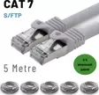 5 adet 5 Metre IRENIS CAT7 Kablo S/FTP Ethernet Network LAN Ağ Kablosu