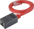 IRENIS 50 cm CAT6 Kablo Uzatma Seti, Yassı Ethernet Kablo ve Ekleyici
