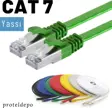 IRENIS CAT7 Kablo Yassı FTP Ethernet Network LAN Ağ Kablosu 