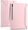 Samsung Galaxy Tab S10 Ultra Kılıf Yatay ve Dikey Standlı Uyku Modlu Kalemlikli Trifold Arkası Silikon Kılıf
