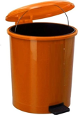 Safell  Çöp Kovası Pedallı 40 litre - 4 Renk TURUNCU