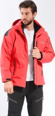 FreeCamp 3in1 Softshell Erkek Ceket-KIRMIZI