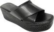 Shoes 814-24 Deri Trend Fashıon Dolgu Topuklu  Kadın Terlik