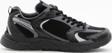 Tonny Black Unisex Siyah Füme Rahat Kalıp Faylon Taban Bağcıklı Spor Ayakkabı
