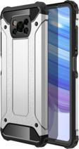 KZY İletişim Xiaomi Poco X3 Pro Kapak Çift Katmanlı Zırh Tank Kılıf - Gri