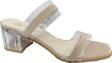 Cotcolic 01221 Süet Şeffaf Topuk Fashion Kadın Terlik