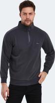 Slazenger SAMMY IN Erkek Sweatshirt Koyu Gri