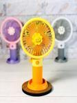 Ultratekno Mini Fan Masaüstü Taşınabilir Telefon Stantlı Vantilatör 2Si 1 Arada Taşınabilir Masaüstü Fan