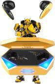Favors Bluetooth Oyuncu Kulaklığı Bt 5.2 Son Sürüm Düşük Gecikmeli Sarı Gaming Kulaklık