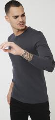 Buratti Pamuklu Bisiklet Yaka Slim Fit Basic Erkek Sweat 5905073 ANTRASİT