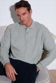Buratti Pamuklu Regular Fit Düğmeli Polo Yaka Erkek Sweat 5905739 GRİ
