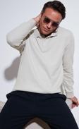 Buratti Pamuklu Regular Fit Düğmeli Polo Yaka Erkek Sweat 5905739 TAŞ