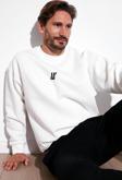 Buratti Regular Fit Bisiklet Yaka Pamuklu İçi Tüylü Yumuşak Şardonlu Erkek Sweat 5905405 EKRU