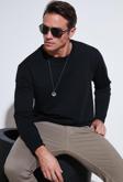 Buratti Streç Pamuklu Regular Fit Bisiklet Yaka Erkek Sweat 5905725 SİYAH