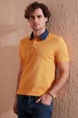 Buratti % 100 Pamuk Düğmeli Regular Fit Erkek Polo Yaka T Shirt 5902134 HARDAL