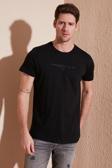 Buratti Bisiklet Yaka % 100 Pamuk Slim Fit Erkek T Shirt 541TACTICAL SİYAH