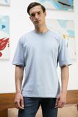 Buratti Pamuklu Oversize Bisiklet Yaka Basic Erkek T Shirt 5902365 AÇIK GRİ