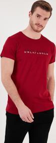 Buratti Bisiklet Yaka % 100 Pamuklu Slim Fit Erkek T Shirt 541UNEXPLORED24 KIRMIZI