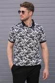 Buratti Desenli Pamuklu Slim Fit Erkek Polo Yaka T Shirt 646B3550 ANTRASİT