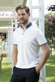 Buratti Pamuk Karışımlı Desenli Slim Fit Erkek Polo Yaka T Shirt 646B3200 BEYAZ
