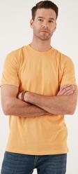 Buratti Pamuklu Regular Fit Bisiklet Yaka Basic Erkek T Shirt 59020201 HARDAL