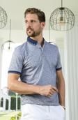 Buratti Pamuk Karışımlı Desenli Slim Fit Erkek Polo Yaka T Shirt 646B3270 LACİVERT