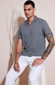 Buratti Pamuklu Regular Fit Fermuarlı Erkek Polo Yaka T Shirt 5902915 AÇIK HAKİ