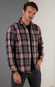 Buratti Ekoseli Uzun Kollu Slim Fit Kışlık Erkek Gömlek CF21W112844 GRİ