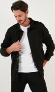 Buratti Fitilli Çıtçıtlı Relaxed Fit Erkek Gömlek 5905510 SİYAH