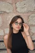 Angel Eyes Mavi Camlı Kamuflaj Çerçeveli Kadın Güneş Gözlüğü Ae2210C7
