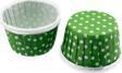Cupcake Kalıbı Büyük Boy 62*40 Mm (100 Adet)  Puantiyeli  Yeşil
