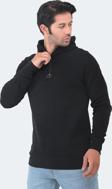 Slazenger BAHA Erkek Sweatshirt Siyah
