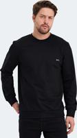 Slazenger KORAL Erkek Sweatshirt Siyah