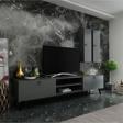 MobilyaFırsat Ideal Tv Ünitesi Duvar Raf Ve Dolaplı Q7818-4 Antrasit